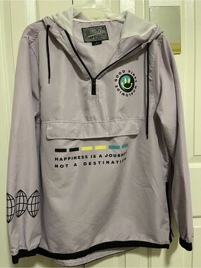 Good Vibes Lavender Pullover Anorak -